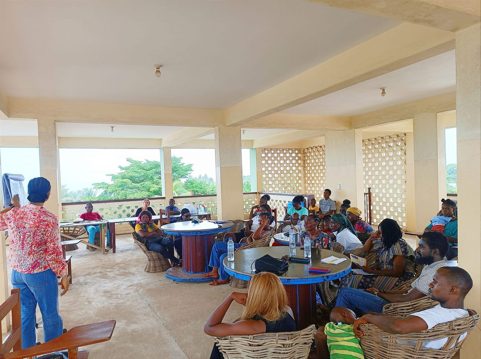 Professional consultants collaborating